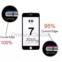 Anti Gores Iphone 7 dan 7 PLUS Full Tempered Glass 4D