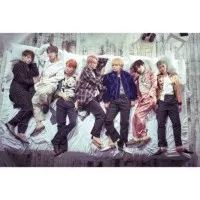 Poster Official Album BTS Wings FREE TUBE BigHit Entertaiment Bangtan