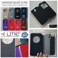 Samsung Galaxy J5 PRO Ume Classic Leather Flip Cover Casing Flipcase