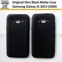 Case Slim Black Matte Samsung J5 2015 J500 Ultrathin Ultra Thin Soft