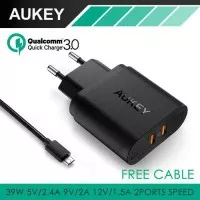 AUKEY PA -T16 Quick charge 3.0 dual port usb micro AUKEY CHARGER PAT16