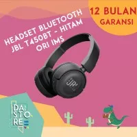 Headset Bluetooth JBL Wireless On-Ear Headphone T450BT - Hitam