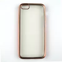 iPhone 5/5s/SE Simple Luxury Shining TPU Soft Case Rose gold