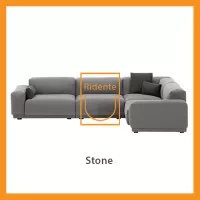 Ridente | Sofa L Minimalis Custom Tipe Stone