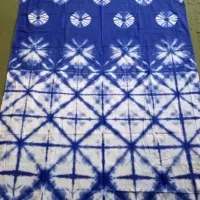 kain shibori biru hand made | kain sasirangan sibori indigo hand made