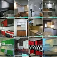 Kitchen set Minimalis / lemari dapur hpl