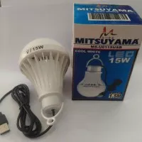 Bohlam Lampu LED USB 15W 15 Watt Mitsuyama Kabel 1,5 Meter