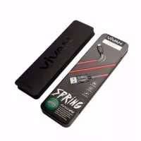 CABLE KABEL DATA MICRO USB VIVAN FM100 2.4A SPRING ORIGINAL