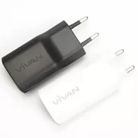 ADAPTER CHARGER VIVAN DD01 DOUBLE USB CHARGER POWER CUBE GARANSI 1 THN