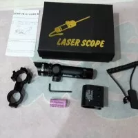 Laser Scope Nyala Hijau / green laserscope senapan