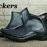 Kickers Pantofel tinggi pdh kulit sepatu pria formal kerja kantoran