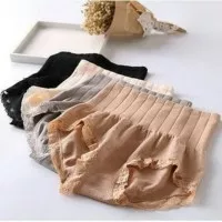 MUNAFIE Japan Slim Pants / Celana Korset Renda