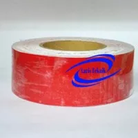 Scotchlite Reflective Tape 3M 610 RED - 3M Stiker Reflective Merah 610