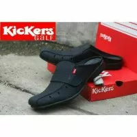 Sepatu Sandal kickers Pria Bustong Slop Casual Slip On Cowok