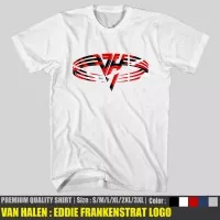 Tshirt Kaos Van Halen Frankenstrat Logo Album Musik Rock Heavymetal