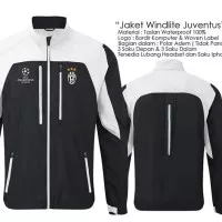 Jaket Bola Jaket Parasut Waterproof Wind Lite Juventus