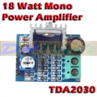 Kit TDA2030 18W Mono + Terminal PCB Input 6 - 12VDC