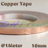 1 Meter 10mm Copper Tape Foil Isolasi Solatip Tembaga Jalur PCB Mod