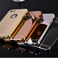 casing iphone 5, 5s, 6, 6s, 6 plus, 6s plus mirror allumunium bumper