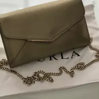Furla Envelope Clutch with chain