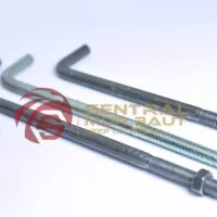 BAUT ANCHOR BOLT/ANGKUR M25 (1) X 50CM X 10CM DRAT 10CM ST41 GEMUK H