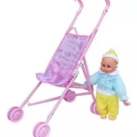 Mainan Stroller Boneka Bayi Murah - Kado Anak Cewek