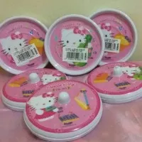 Set Tatakan Gelas & Tutup Gelas Melamin Jumbo Motif Hello Kitty