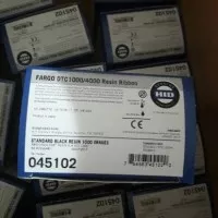 Ribbon Printer kartu fargo dtc1250e Dtc1000 Black P/N 45102