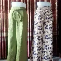 CELANA KULOT KATUN STRECH/MEKAR MOTIF DAN POLOS