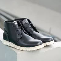 SEPATU BOOTS NAVARA PAUL BLACK SEPATU BOOT SEPATU MURAH SEPATU PRIA