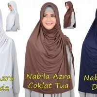 NABILA AZRA - Jilbab Instan Belah Samping