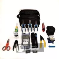 Tool kit set fiber optik optic FTTH CCTV lengkap murah