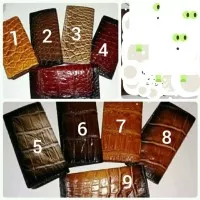 Dompet kulit buaya asli Merauke Papua model pasport/pnjang berkualitas