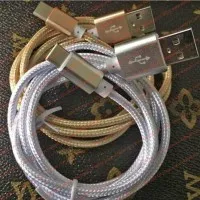 USB 3.1 Type C 1.5 M Braided Nylon Cable ke Kabel Charge USB2 150cm 