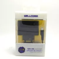 Travel Charger Dual USB 2.1A Output Wellcomm