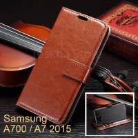 Samsung Galaxy A7 2015 A700 Wallet Case Leather Flip Wallet Case Kulit