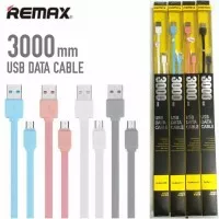 Kabel data merk REMAX 3 METER fast charger 2.1A SAMSUNG / BB/ ANDROID