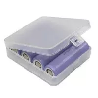 Transparent Battery Case for 18650 / Tempat Penyimpanan Baterai 16430