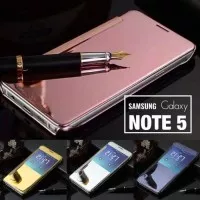 Samsung Note 5 Autolock Mirror Cover Flip Case casing bumper armor