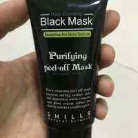 Black mask SHILLS masker hitam masker arang purifying peel off mask