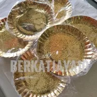 Piring Mas Kue Ulang Tahun Piring Emas Kecil