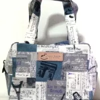 HAND BAG UMA HANA MOTIF EIFFEL ( WATERPROOF / ANTI AIR )