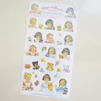 Paper Doll Mate Close Up Diary Deco Stickers / Sticker Hiasan Buku
