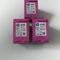 Cartridge Tinta HP 678 Color Original kosong