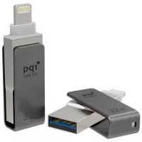 Sale Usb OTG Pqi iConnect Mini Lightning iPhone 32 GB - Grey