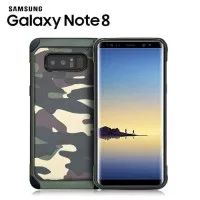 Samsung Galaxy Note 8 Army Armor Case Casing Cover Bumper Motif Loreng