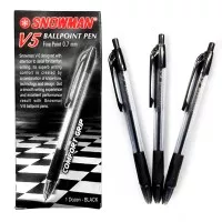 Pen/ Pulpen Snowman V-5 0.7 mm