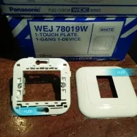 Frame Saklar 1 Gang Panasonic Wide Series WEJ78019w Putih Single
