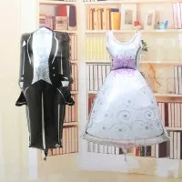 Balon Foil Pengantin / Bride & Groom Bride Set