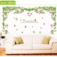 WALL STIKER 60X90 AY9078 GRASS N LITTLE CHERRY WALSTIKER WALLSTICKER